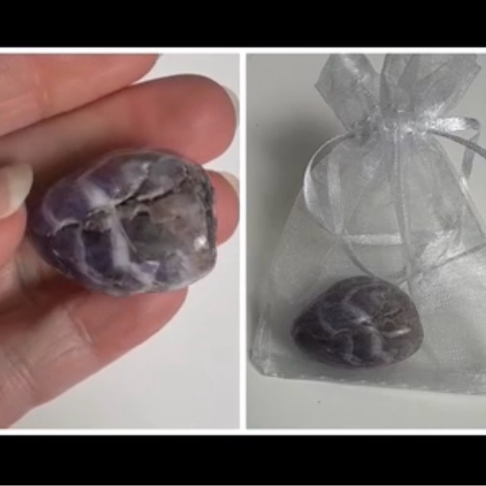 chevron amethyst Polished Stone